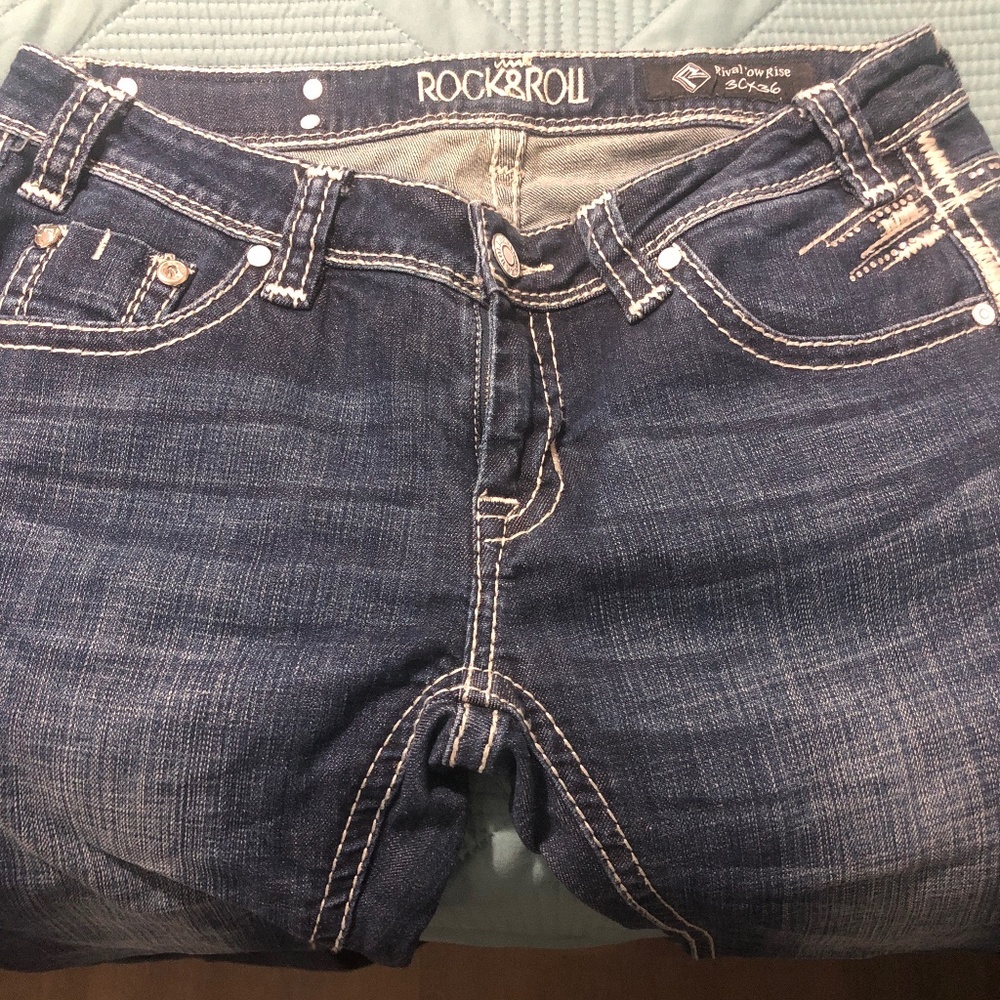 Rock&Roll Cowgirl rival low rise jeans 30x36